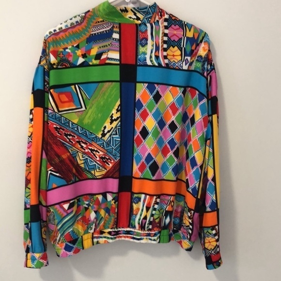 Louben Bomber jacket fully lined, silky feel. Full zip - Picture 3 of 9